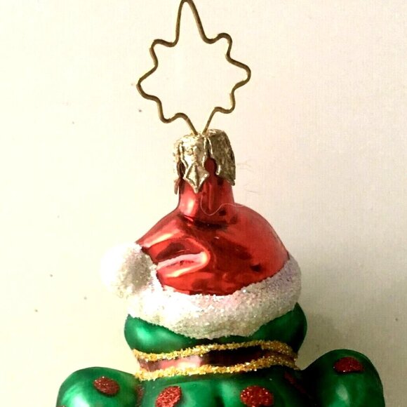 ✨ NEW Authentic Christopher Radko Disney Gospel Prince FROG Blown Glass Ornament - Picture 5 of 6